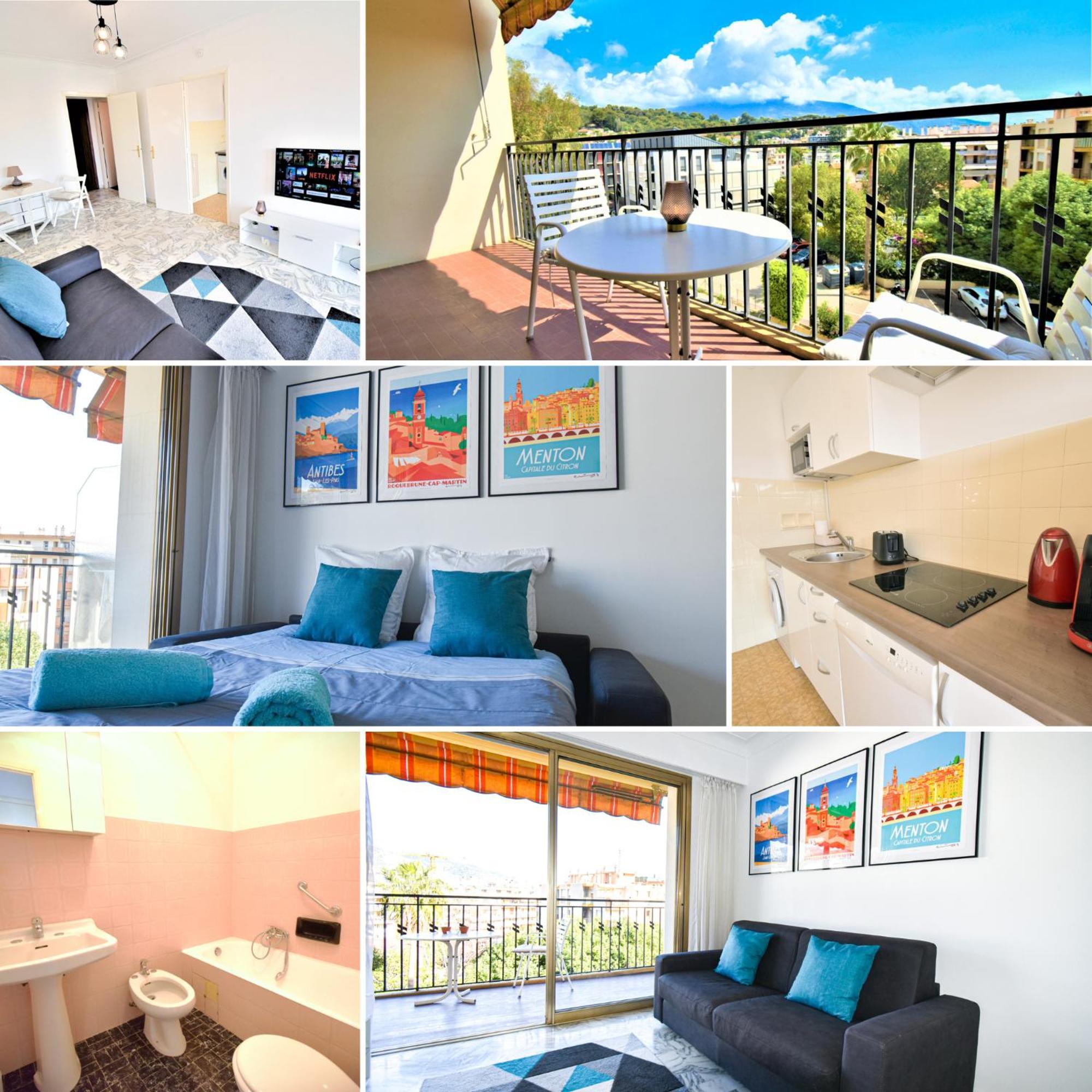 L'Orangerie - Proche Mer - Terrasse - Parking Prive - Clim روكوبرُن كاب مارتي المظهر الخارجي الصورة